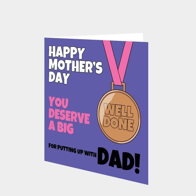 You Deserve A Big Well Done Card
