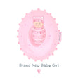 Baby Girl Greeting Card - 1