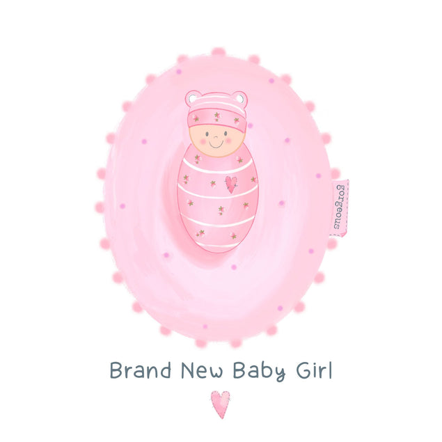 Baby Girl Greeting Card - 1