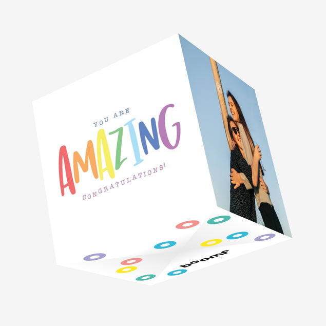 You Are Amazing Confetti-exploding Greetings Card