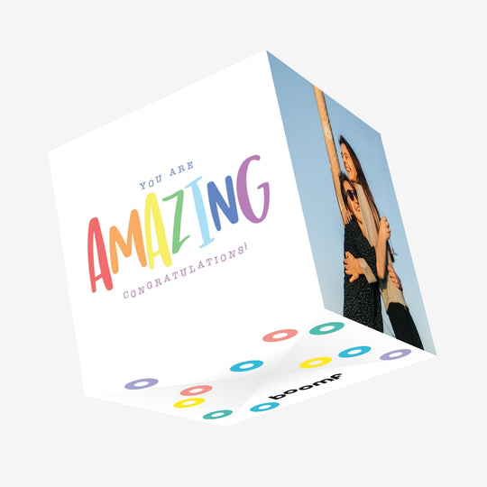 You Are Amazing Confetti-exploding Greetings Card