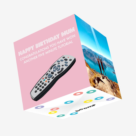 Five Minute Remote Tutorial Confetti-exploding Greetings Card