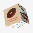 Love More Than Chocolate Donuts Confetti-exploding Greetings Card
