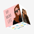 Vip Mum Life Confetti-exploding Greetings Card