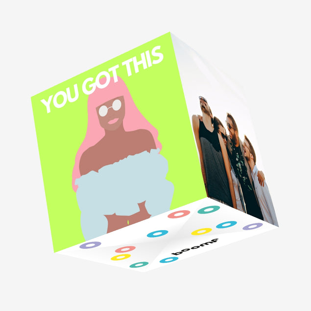 Cool Girl You Got This Confetti-exploding Greetings Card