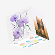 Soft Purple Flowers Happy 65th Birthday Confetti-exploding Greetings Card