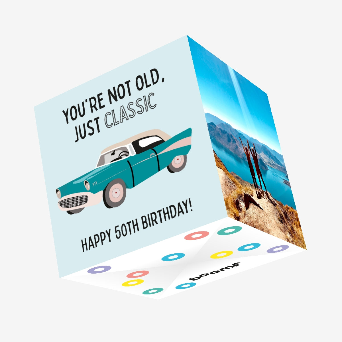50th Exploding You're Not Old Just Classic Happy 50th Birthday Confetti-exploding Gre ...