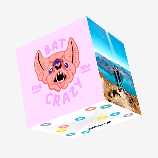 Bat Crazy Confetti-exploding Greetings Card