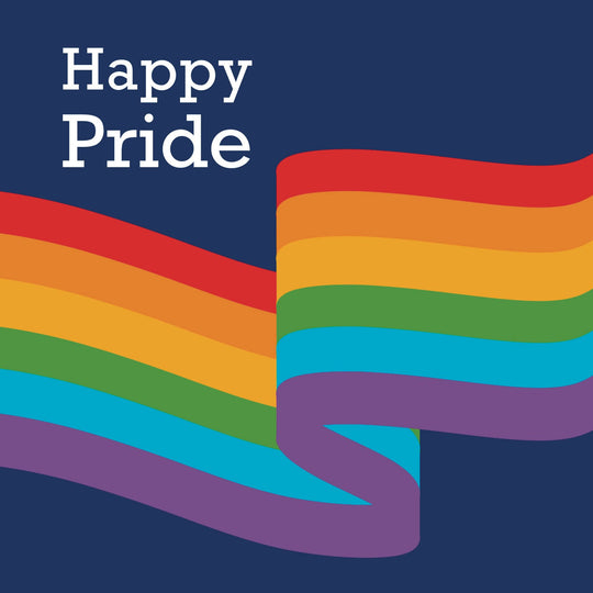 Happy Pride Flag Card