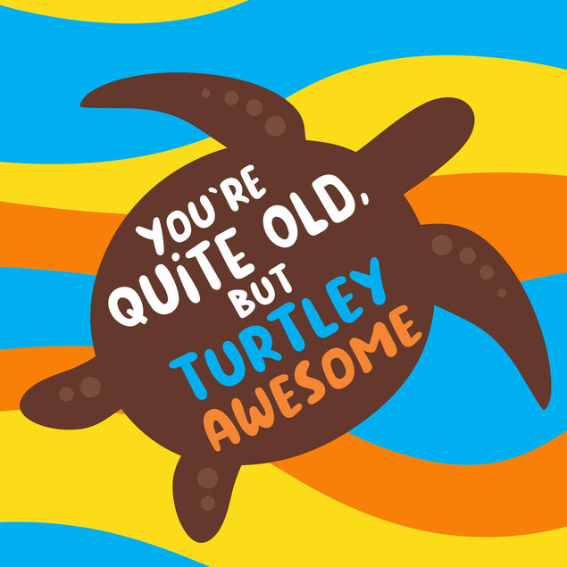 Turtley Awesome Birthday Confetti-exploding Greetings Card