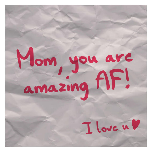 Mom, You Are Amazing AF Mother's Day Confetti-exploding Greetings Card