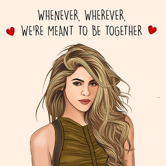 Shakira Shakira Confetti-exploding Greetings Card