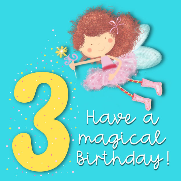 3 Have A Magical Birthday! Confetti-exploding Greetings Card