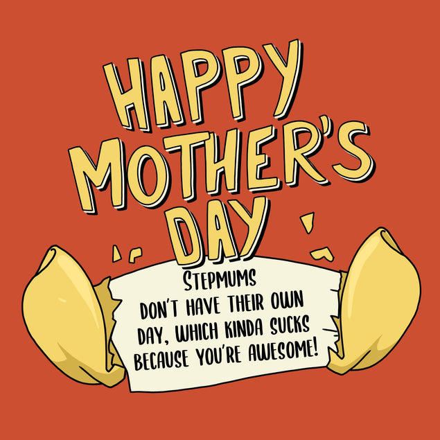 Happy Mother's Day Stepmum You Are Awesome Confetti-exploding Greetings Card