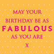 Fabulous as you are Confetti-exploding Greetings Card