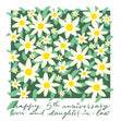 Happy 5th Anniversary Son And Daughter-in-law Lots Of Daisies Confetti-exploding Greetings Card