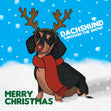 Dachshund Through The Snow Christmas Confetti-exploding Greetings Card