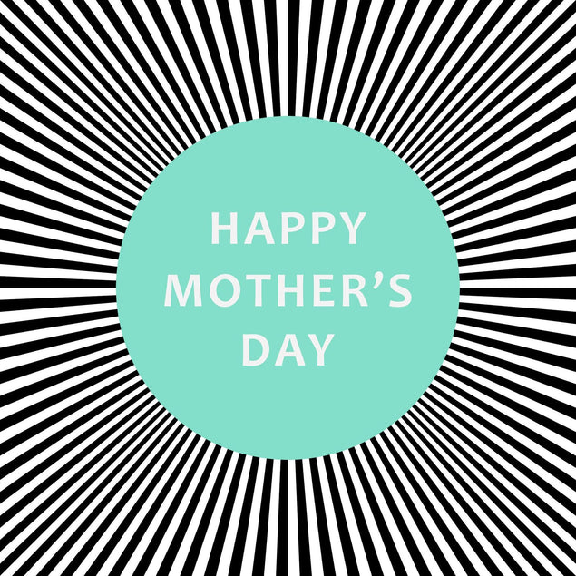 Happy Mother's Day Circle Confetti-exploding Greetings Card