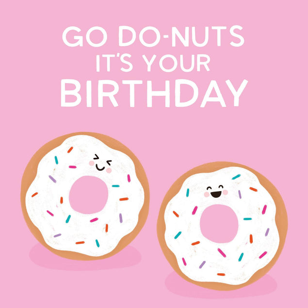 Go Do-Nuts Confetti-exploding Greetings Card