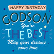 You're The Best Happy Birthday Godson Confetti-exploding Greetings Card