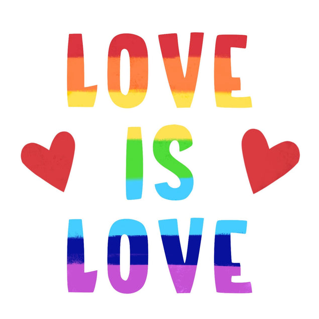 Love Is Love Confetti-exploding Greetings Card