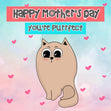 Happy Mother's Day You Are Purrfect Cute Cat Confetti-exploding Greetings Card