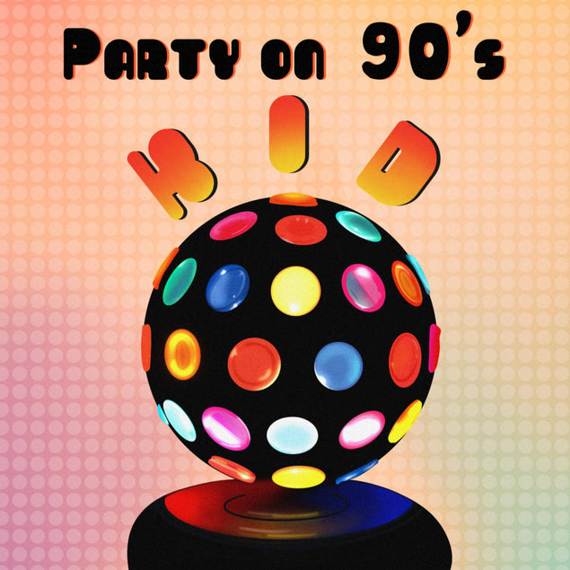 Party On 90's Kid Birthday Confetti-exploding Greetings Card