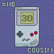 Retro Tetris Happy 30th Birthday Cousin Confetti-exploding Greetings Card