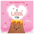 I Lava You Valentine's Day Confetti-exploding Greetings Card