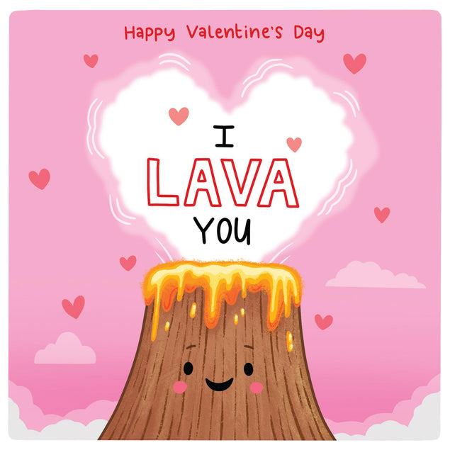 I Lava You Valentine's Day Confetti-exploding Greetings Card