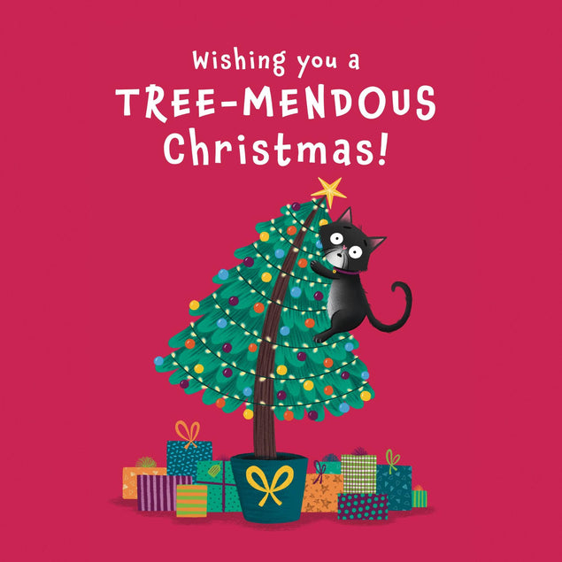Wishing You A Tree-mendous Christmas Confetti-exploding Greetings Card