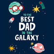 Space, Planets And Universe Galaxy Father's Day Confetti-exploding Greetings Card