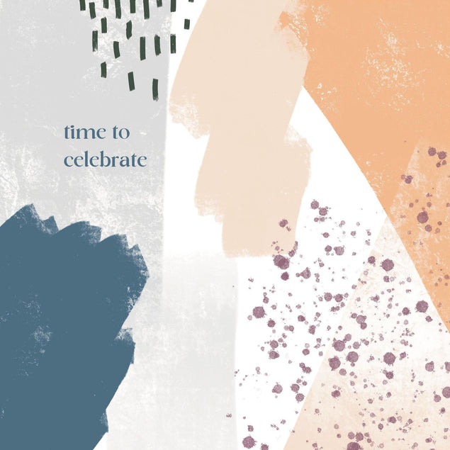 Time To Celebrate Confetti-exploding Greetings Card