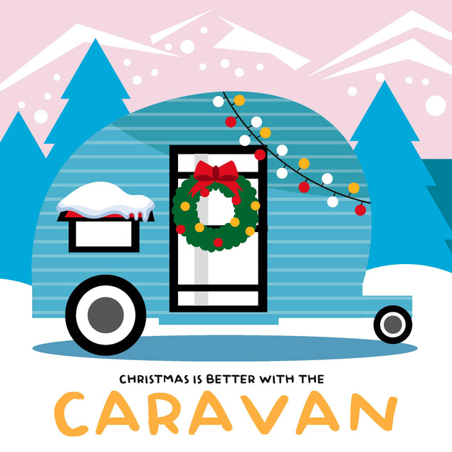 Christmas Is Better With The Caravan Confetti-exploding Greetings Card