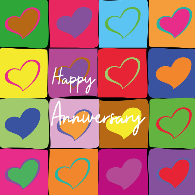 Happy Anniversary Love Confetti-exploding Greetings Card