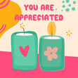 You Are Appreciated Confetti-exploding Greetings Card