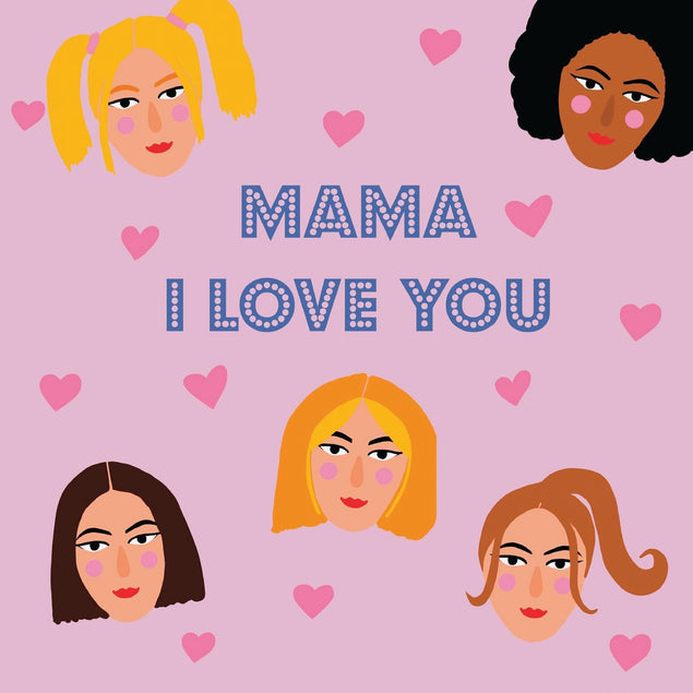 Mama I Love You Confetti-exploding Greetings Card
