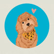 Cockapoo Confetti-exploding Greetings Card