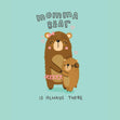 Momma Bear Confetti-exploding Greetings Card