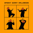 Pumpkin Man Meme Spooky Scary Halloween Confetti-exploding Greetings Card