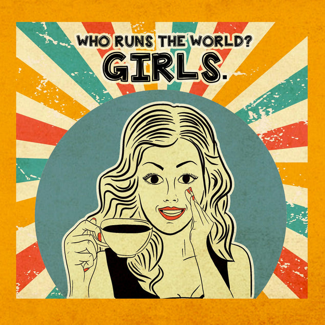 Who Runs The World? International Women?s Day Confetti-exploding Greetings Card