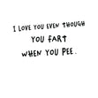 Fart When You Pee Confetti-exploding Greetings Card