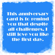 I Still Love You Happy Anniversary Confetti-exploding Greetings Card