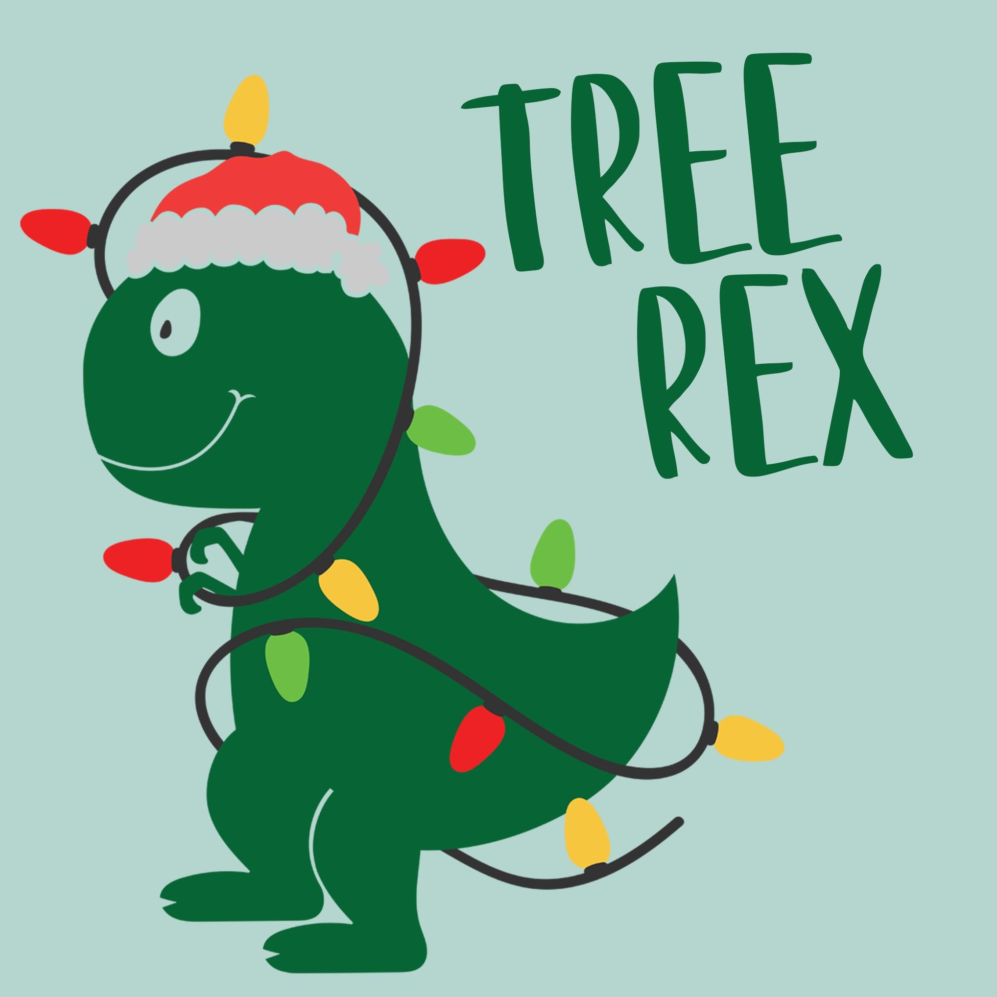 Tree Rex Christmas Confetti-exploding Greetings Card – Boomf