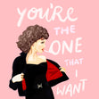 You're The One That I Want Sandy From Grease Confetti-exploding Greetings Card