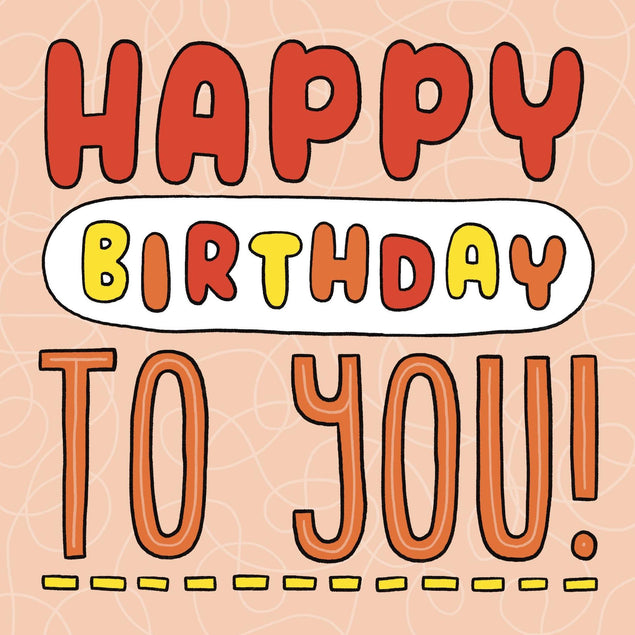 Happy Birthday To You Confetti-exploding Greetings Card