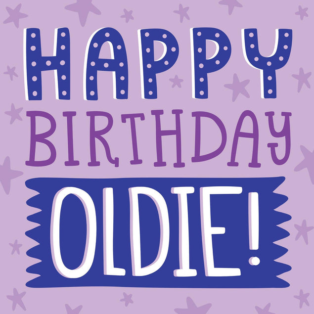 Happy Birthday Oldie Confetti-exploding Greetings Card
