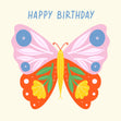 Colourful Butterfly Birthday Confetti-exploding Greetings Card