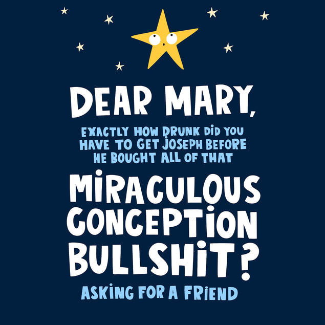 Mary Joseph Virgin Mary Christmas Confetti-exploding Greetings Card