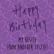Funny Birthday For Your Bestie Confetti-exploding Greetings Card